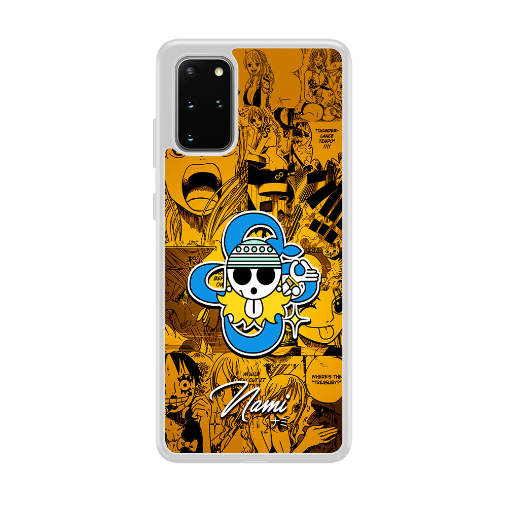 One Piece Nami Logo Comic Samsung Galaxy S20 Plus Case