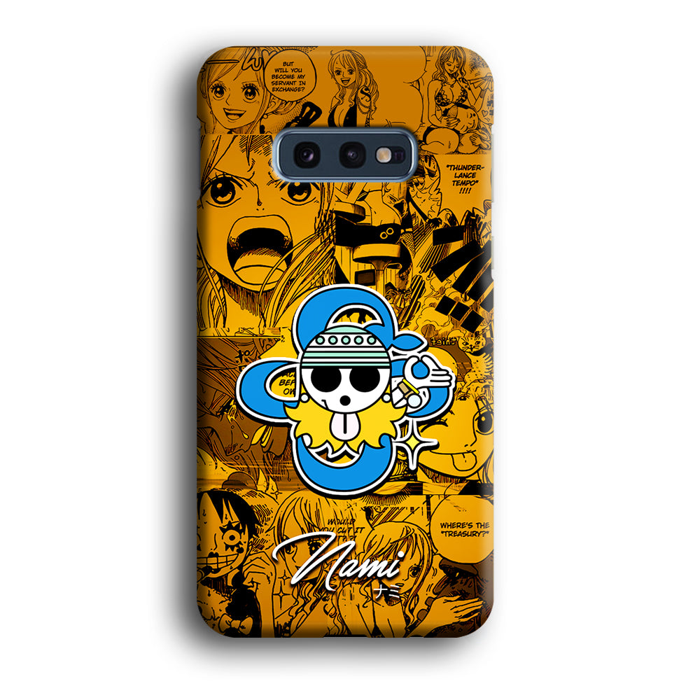 One Piece Nami Logo Comic Samsung Galaxy S10E Case