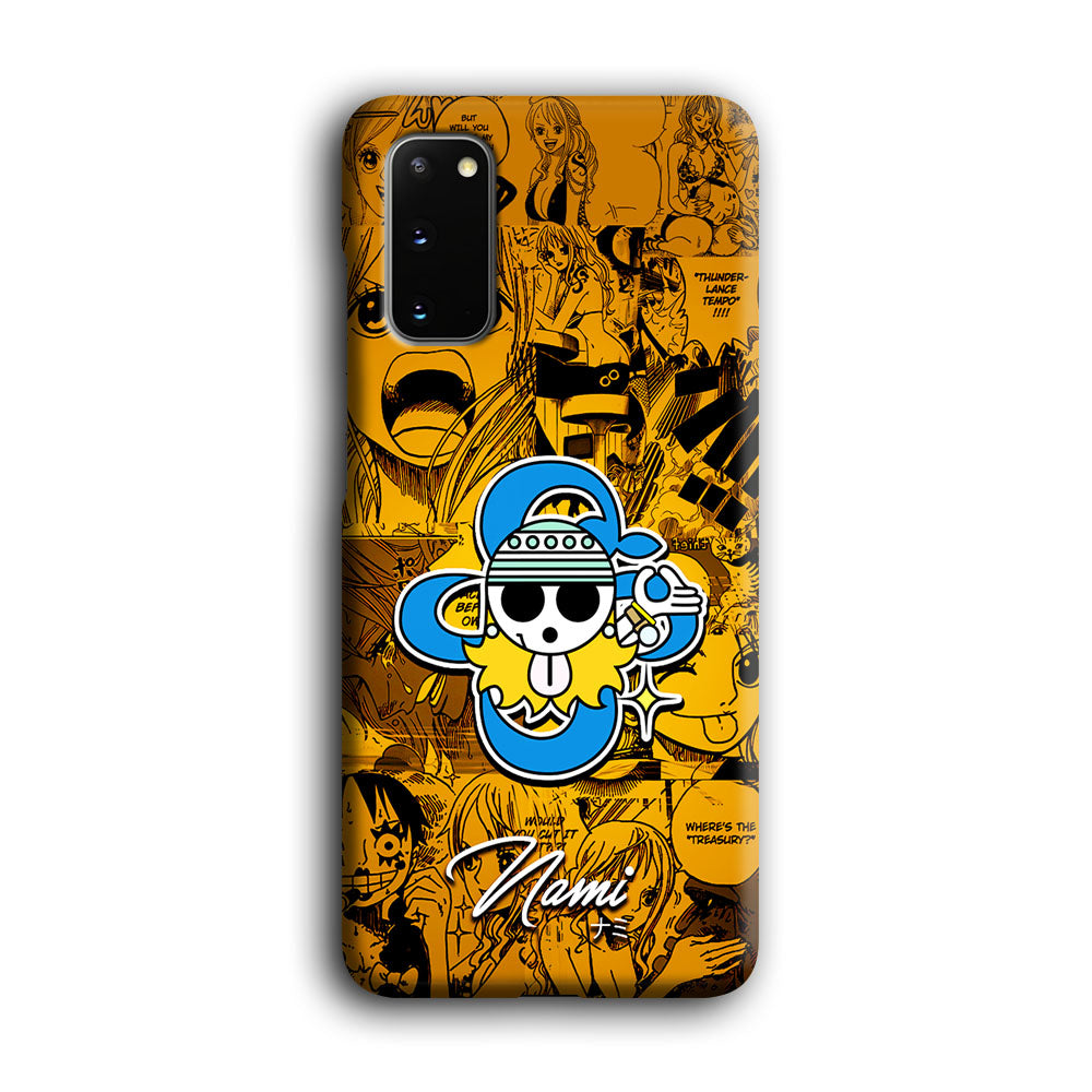 One Piece Nami Logo Comic Samsung Galaxy S20 Case