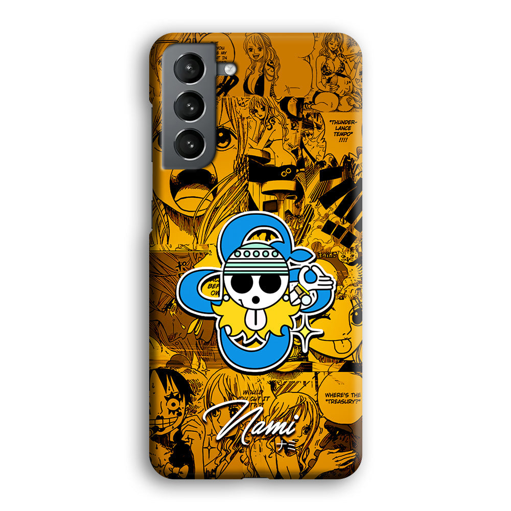One Piece Nami Logo Comic Samsung Galaxy S24 Plus Case-Phone Case-3D Case-Altracase