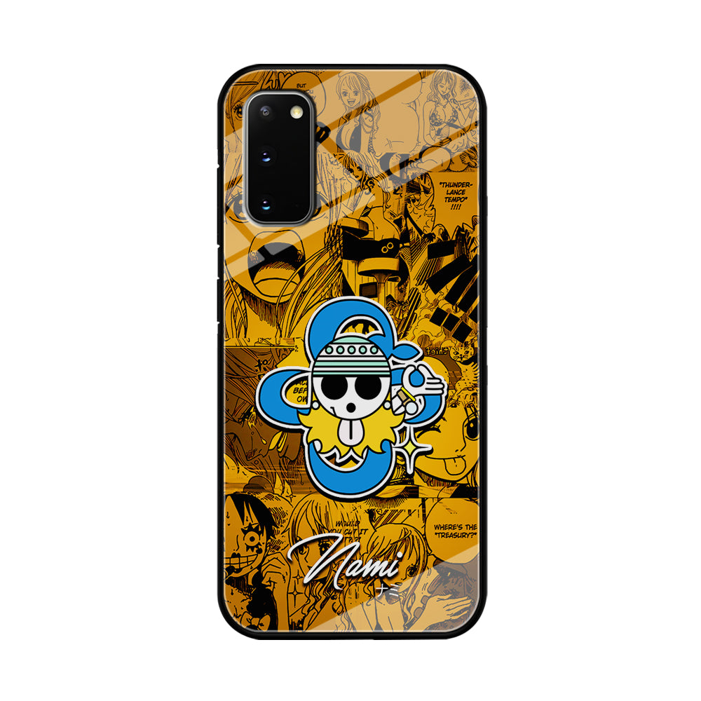 One Piece Nami Logo Comic Samsung Galaxy S20 Case