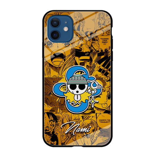 One Piece Nami Logo Comic iPhone 12 Mini Case