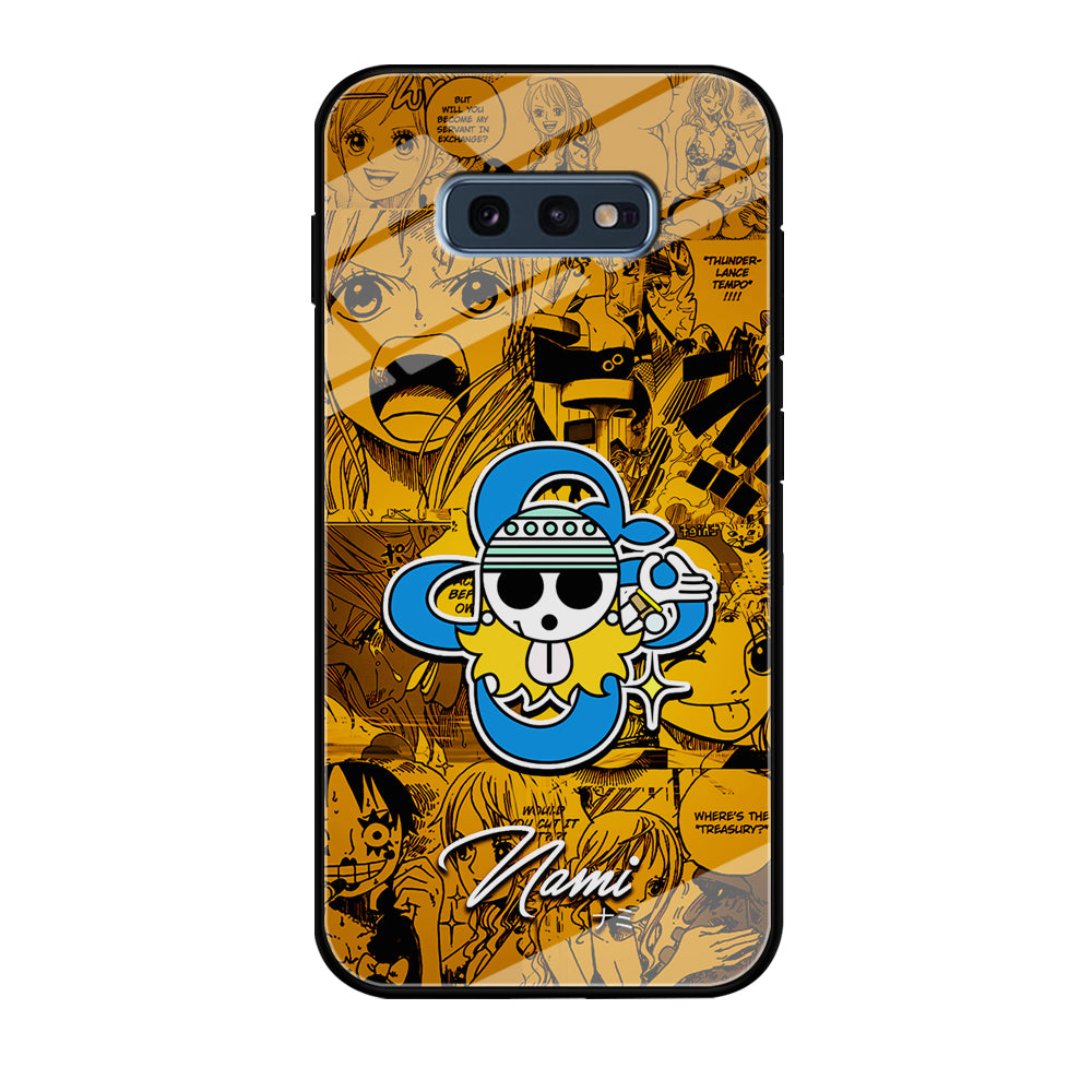 One Piece Nami Logo Comic Samsung Galaxy S10E Case