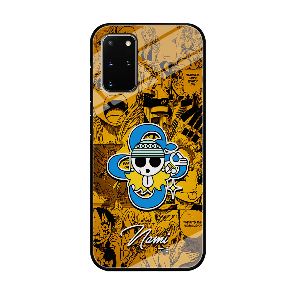 One Piece Nami Logo Comic Samsung Galaxy S20 Plus Case