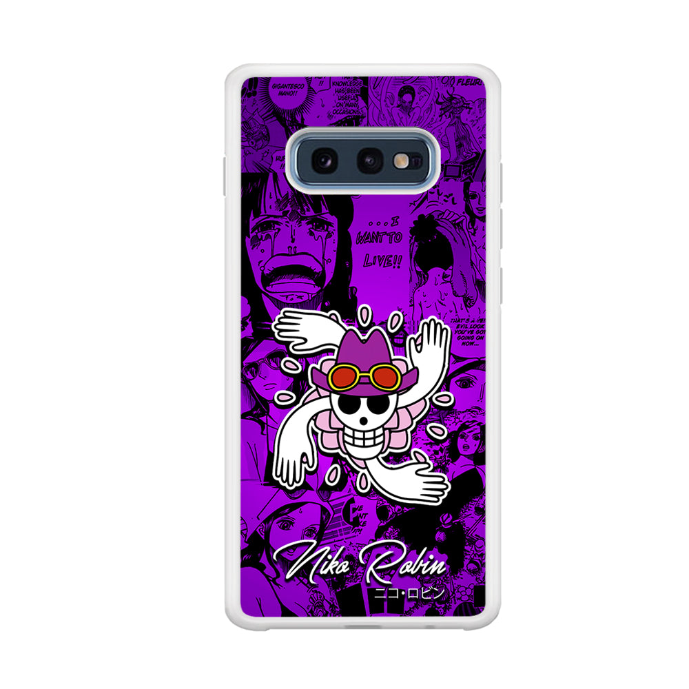 One Piece Robin Comic Samsung Galaxy S10E Case