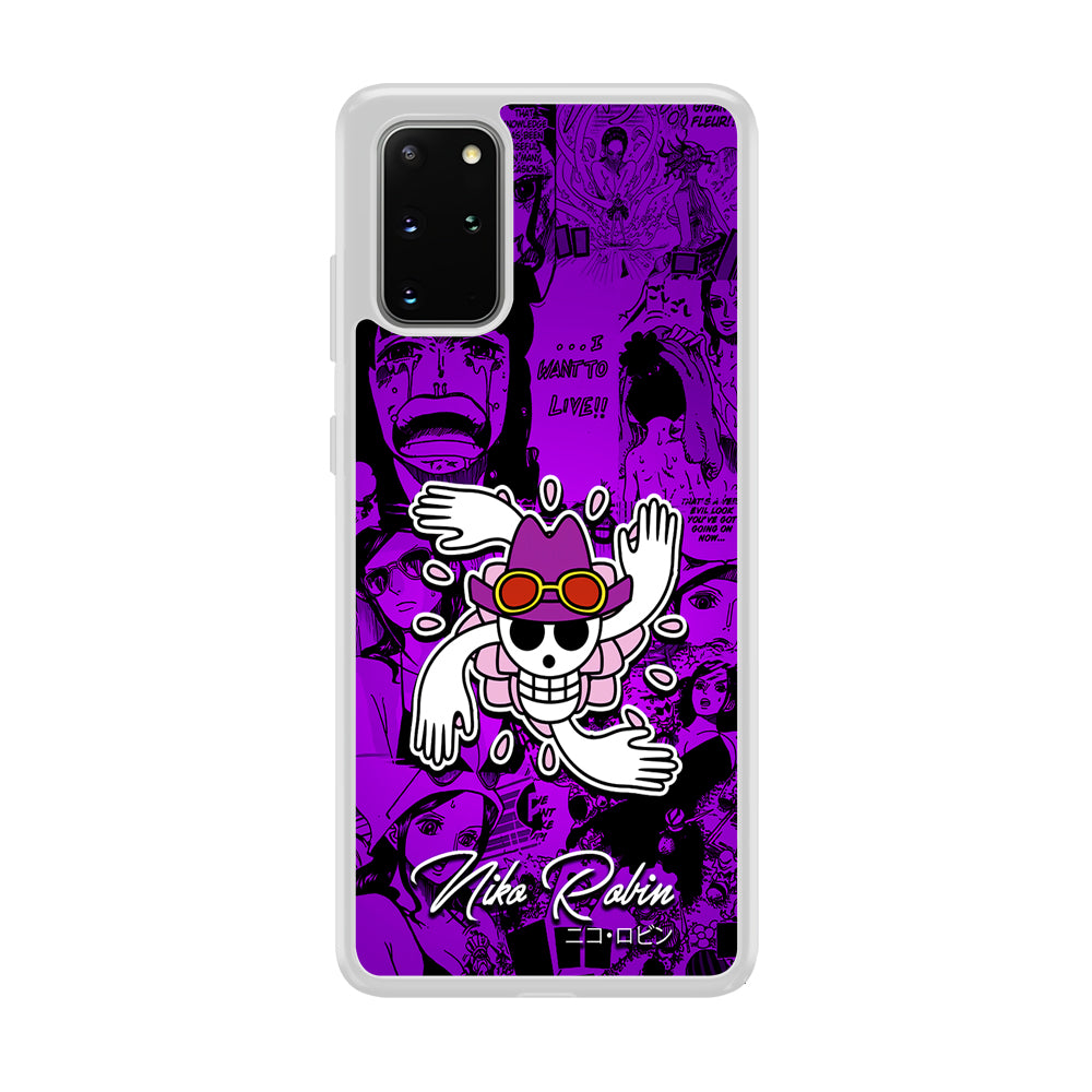 One Piece Robin Comic Samsung Galaxy S20 Plus Case