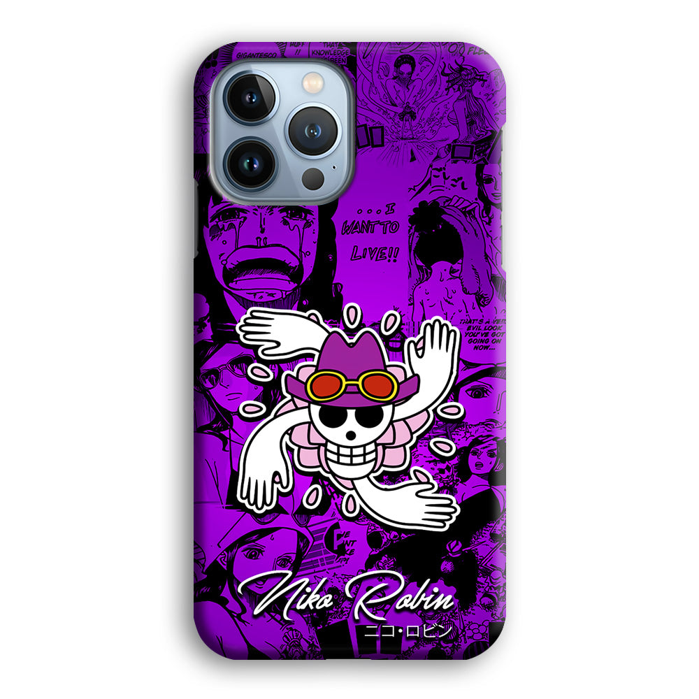 One Piece Robin Comic iPhone 14 Pro Case