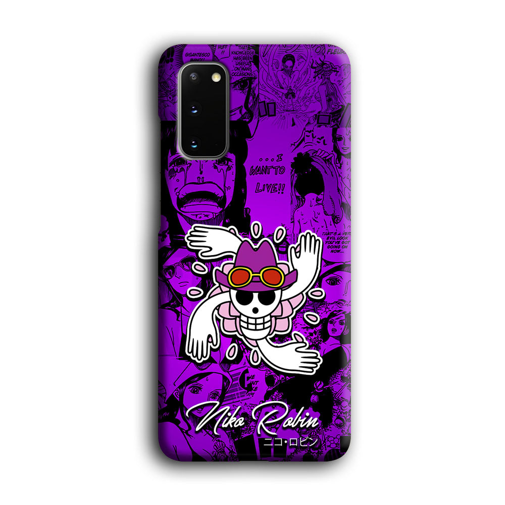 One Piece Robin Comic Samsung Galaxy S20 Case