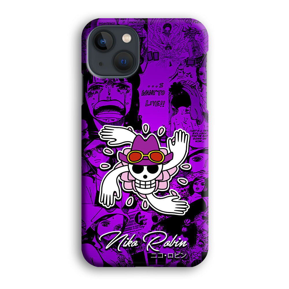 One Piece Robin Comic iPhone 14 Plus Case