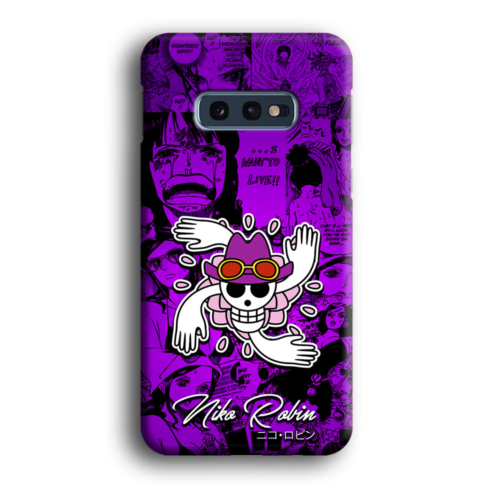 One Piece Robin Comic Samsung Galaxy S10E Case