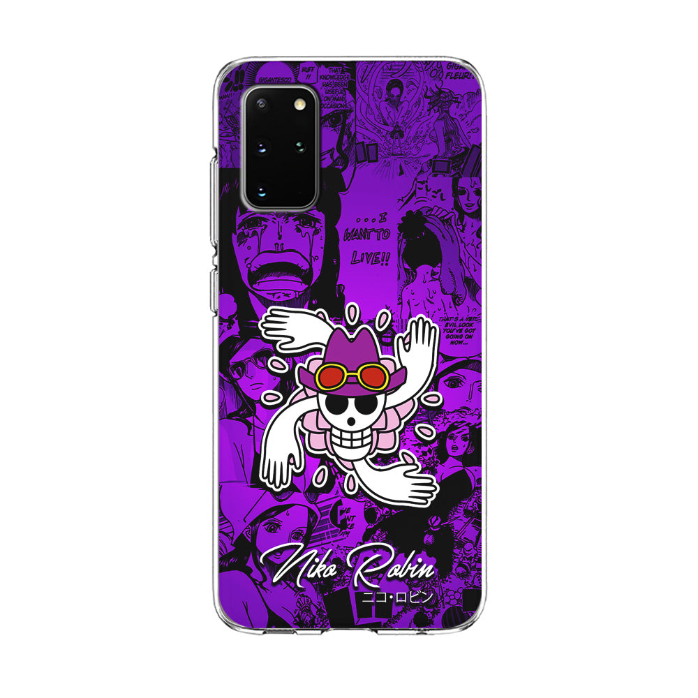 One Piece Robin Comic Samsung Galaxy S20 Plus Case