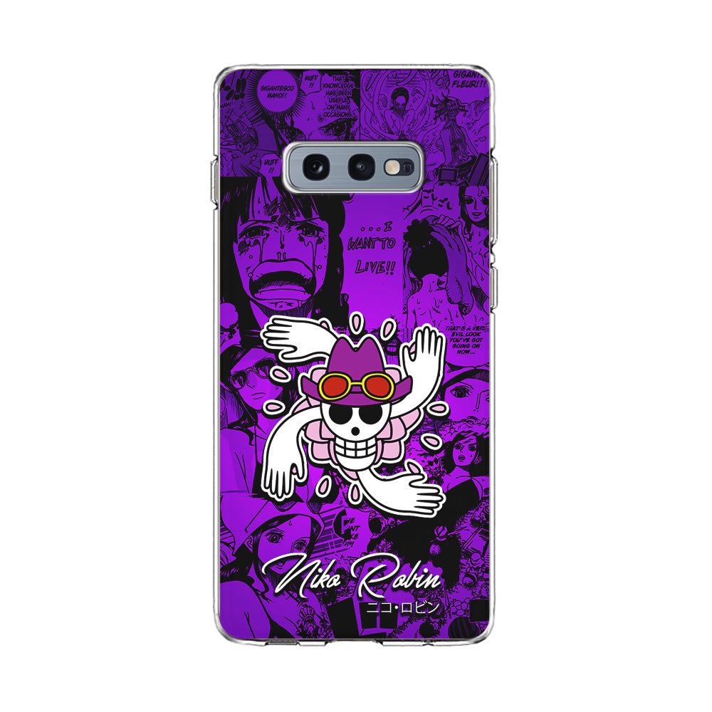 One Piece Robin Comic Samsung Galaxy S10E Case