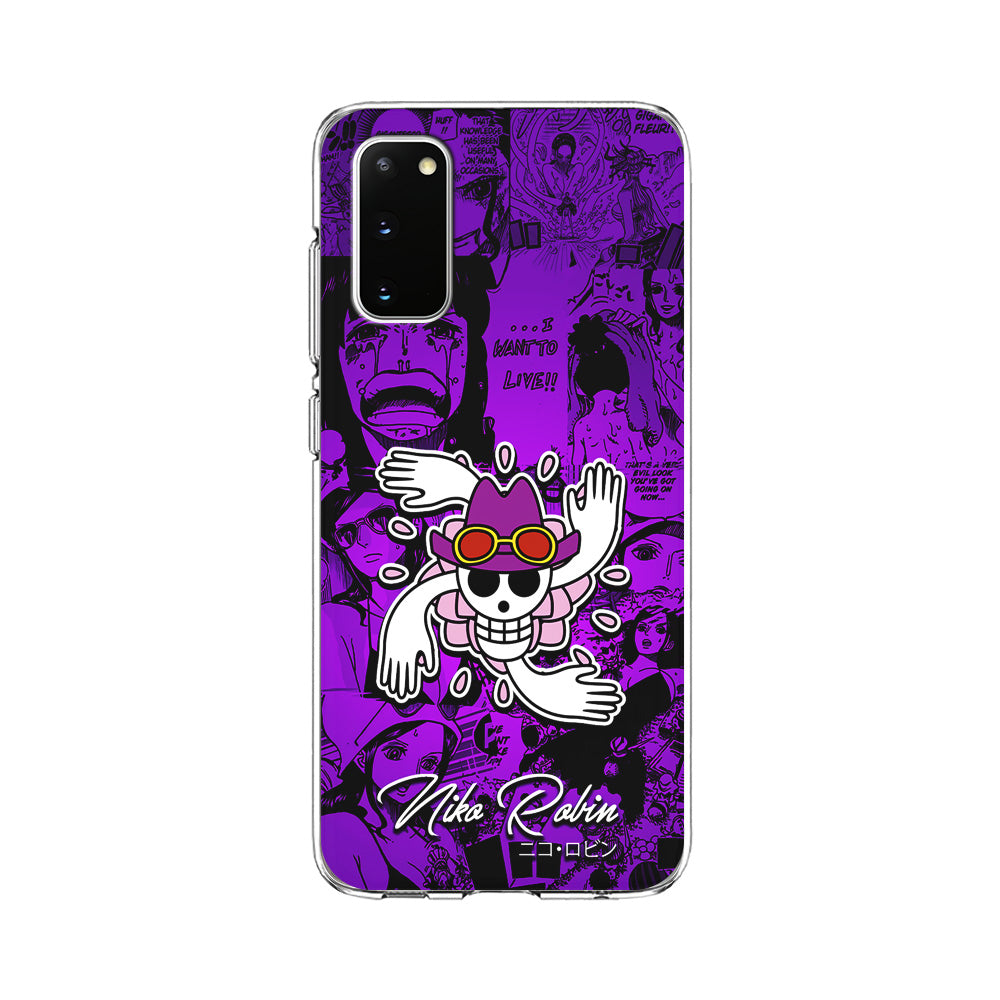 One Piece Robin Comic Samsung Galaxy S20 Case