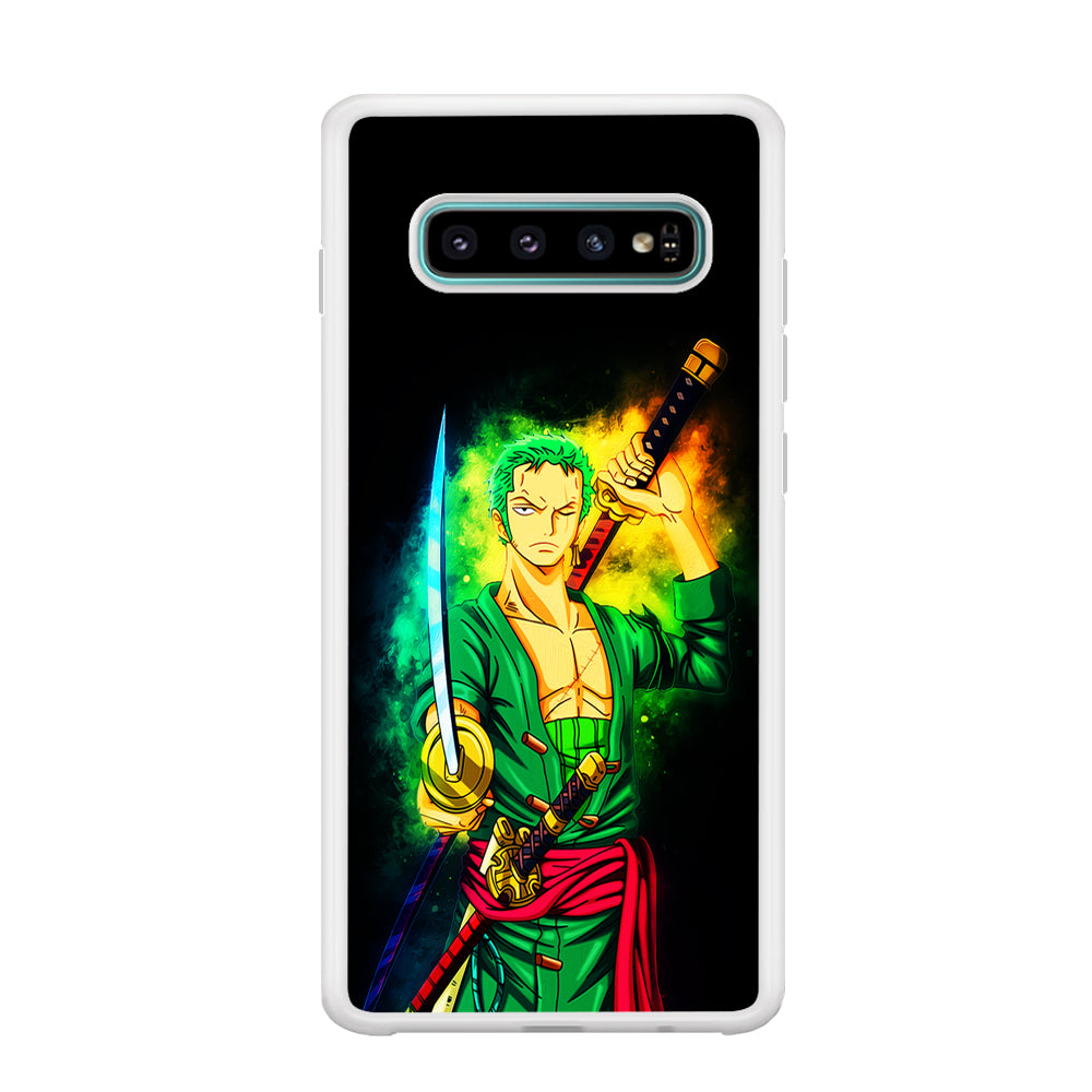 One Piece Roronoa Zoro Art Samsung Galaxy S10 Plus Case