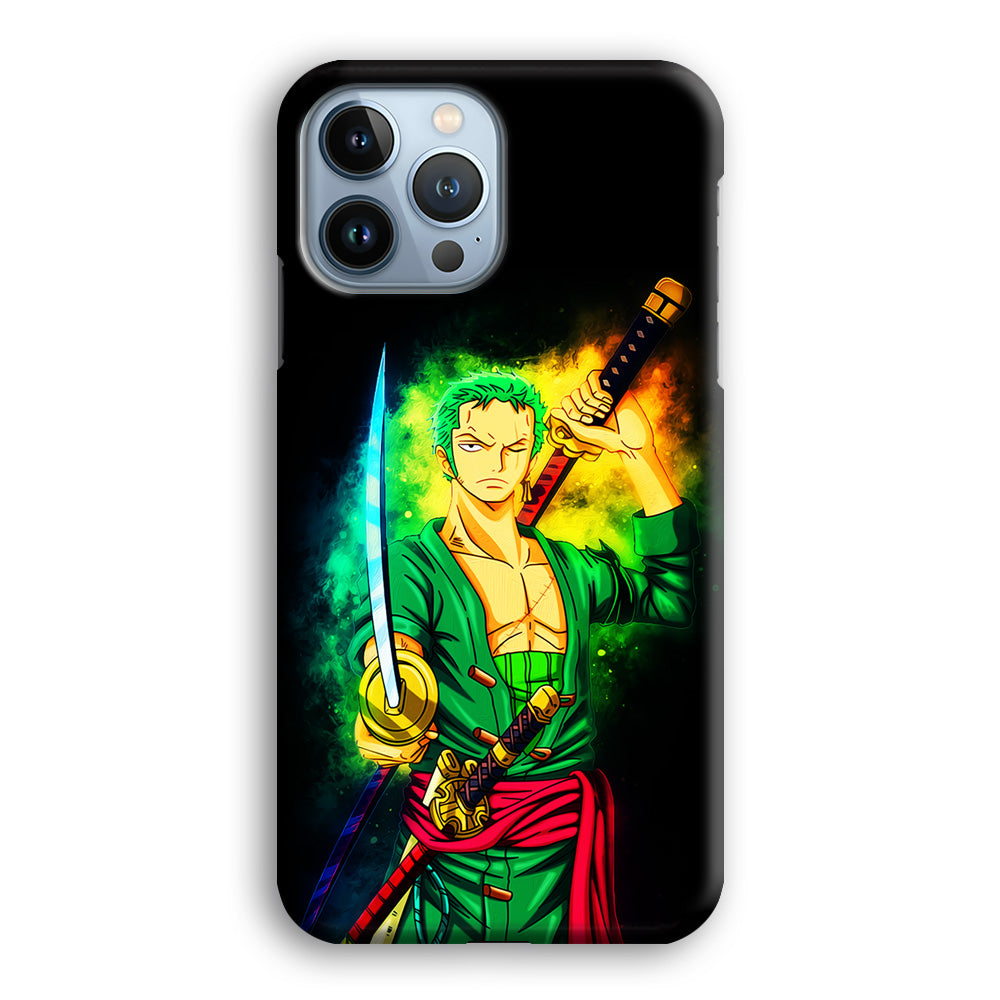 One Piece Roronoa Zoro Art iPhone 14 Pro Max Case