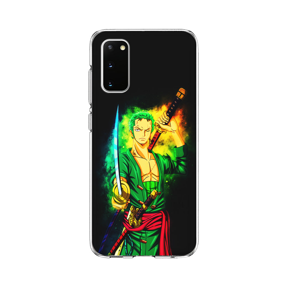 One Piece Roronoa Zoro Art Samsung Galaxy S20 Case