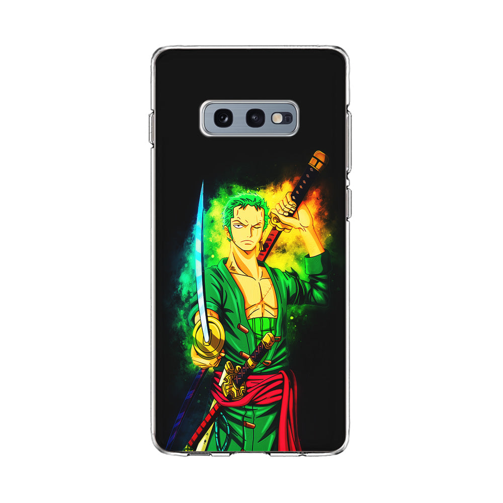 One Piece Roronoa Zoro Art Samsung Galaxy S10E Case