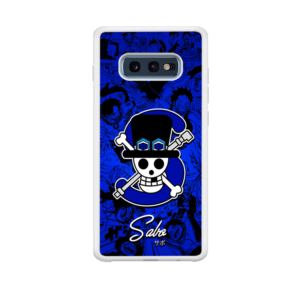 One Piece Sabo Logo Comic Samsung Galaxy S10E Case