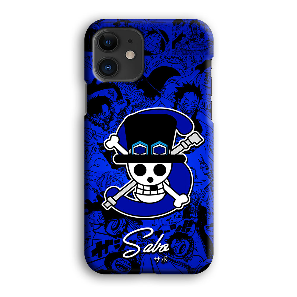 One Piece Sabo Logo Comic iPhone 12 Case