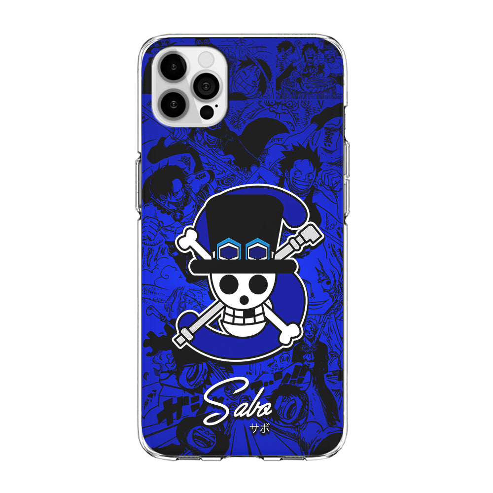 One Piece Sabo Logo Comic iPhone 14 Pro Max Case