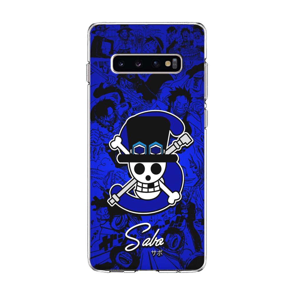 One Piece Sabo Logo Comic Samsung Galaxy S10 Plus Case