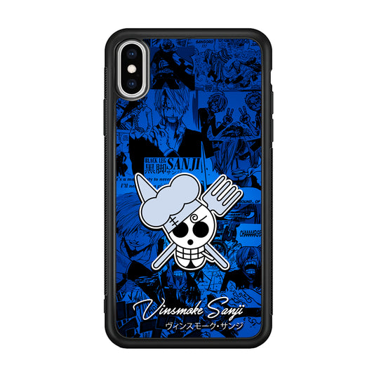 One Piece Sanji Logo Comic iPhone Xs Max Case