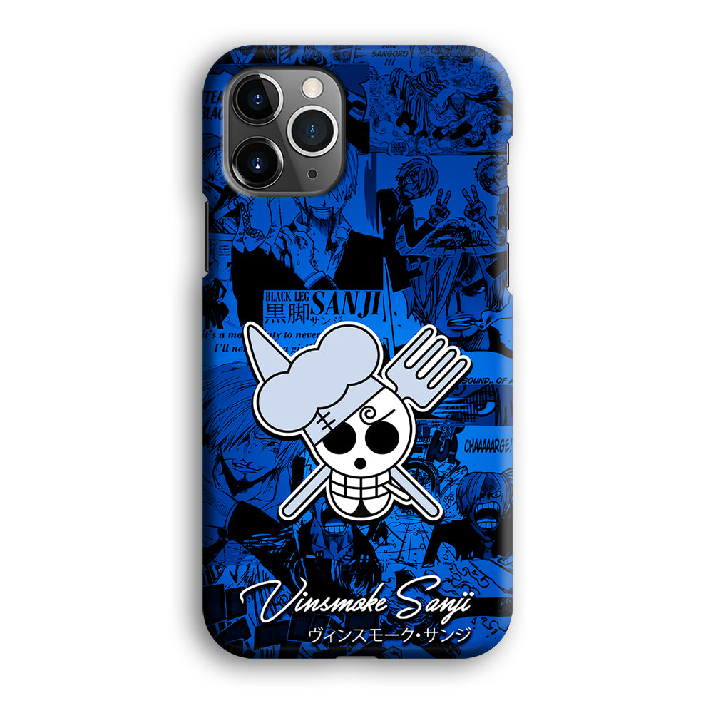 One Piece Sanji Logo Comic iPhone 12 Pro Case