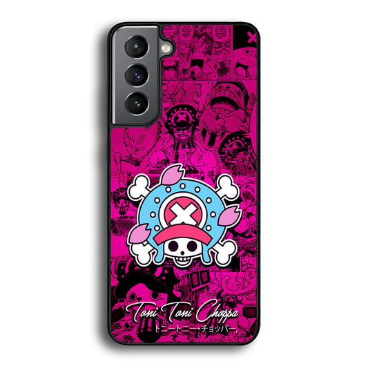 One Piece Tony Chopper Comic Samsung Galaxy S24 Plus Case-Phone Case-Rubber Black (2D Case)-Altracase