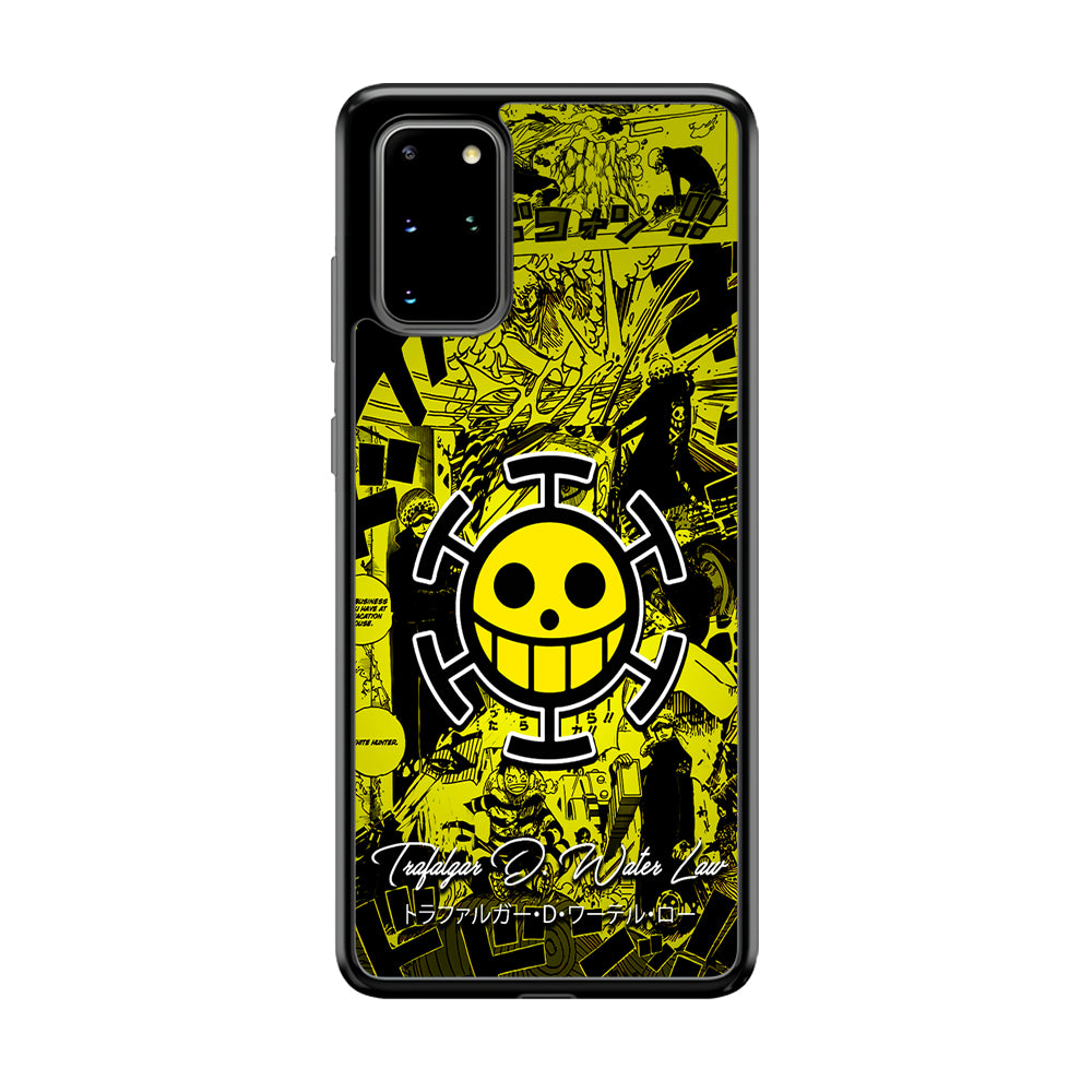 One Piece Trafalgar Law Comic Samsung Galaxy S20 Plus Case