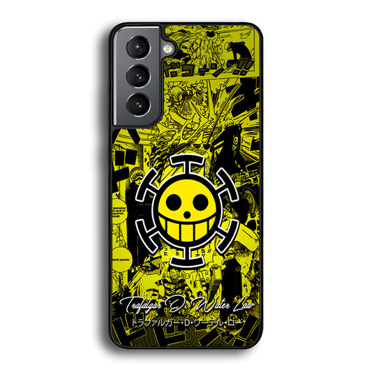 One Piece Trafalgar Law Comic Samsung Galaxy A15 Case-Phone Case-Tempered Glass Case-Altracase
