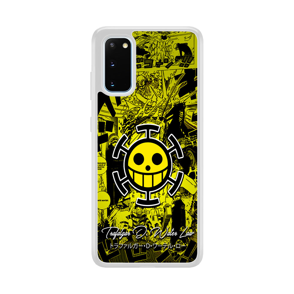 One Piece Trafalgar Law Comic Samsung Galaxy S20 Case