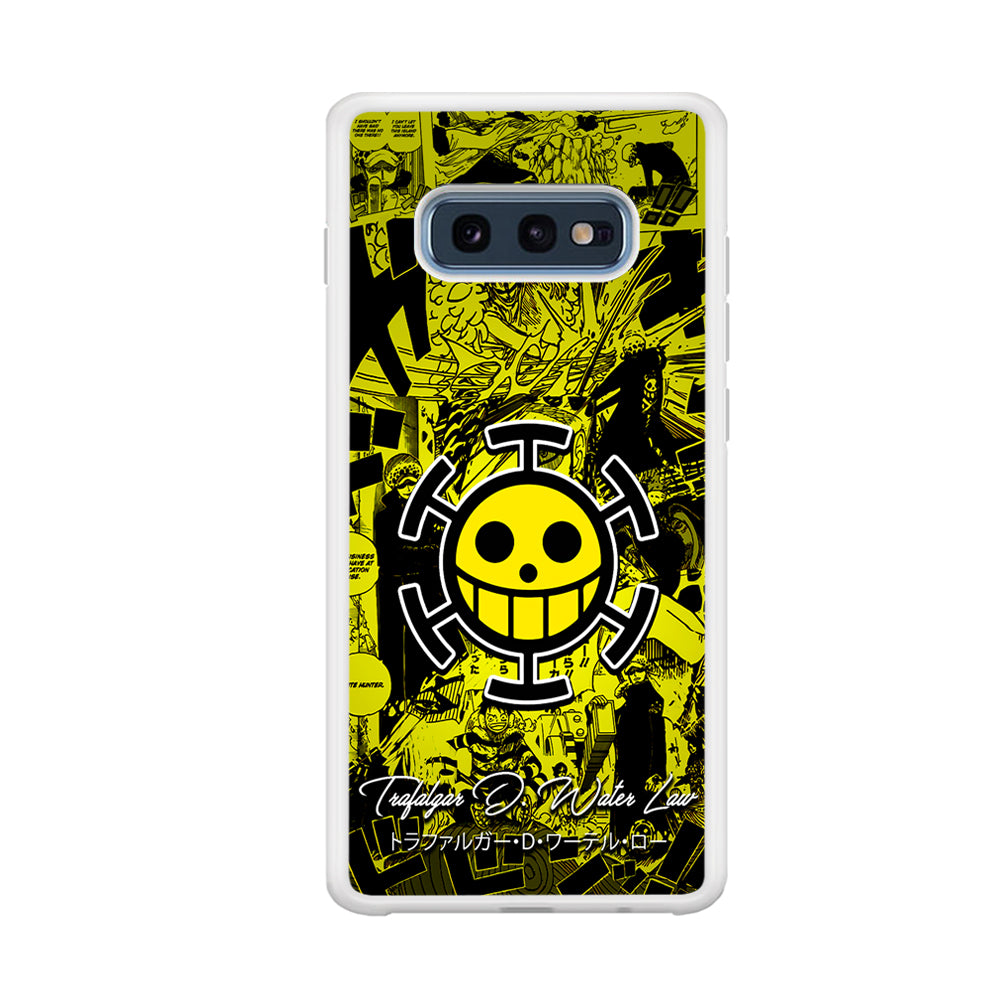 One Piece Trafalgar Law Comic Samsung Galaxy S10E Case