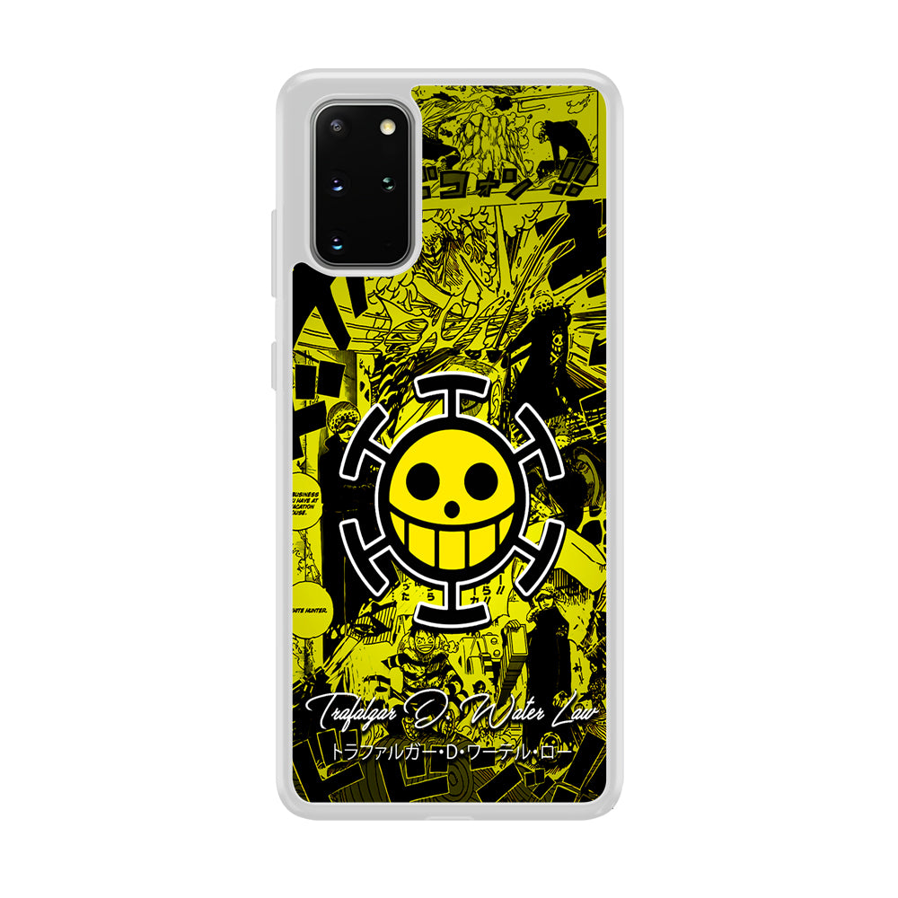 One Piece Trafalgar Law Comic Samsung Galaxy S20 Plus Case