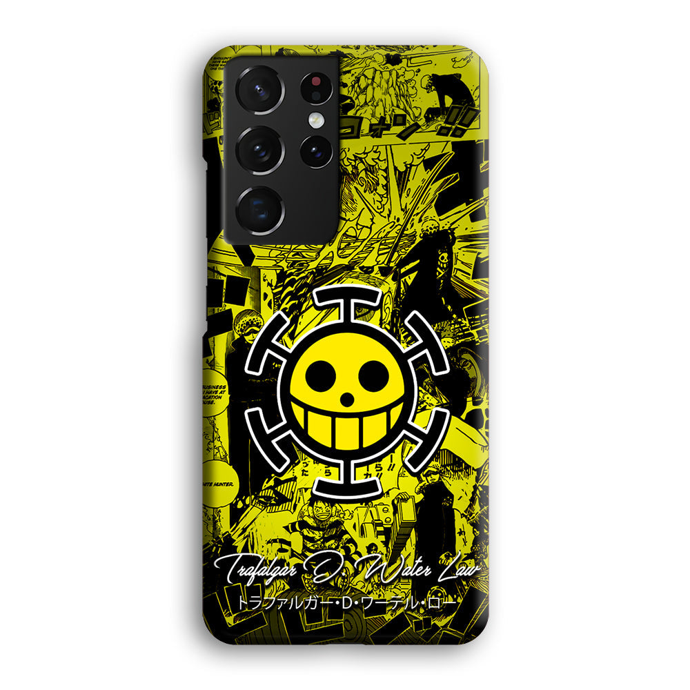 One Piece Trafalgar Law Comic Samsung Galaxy S22 Ultra Case