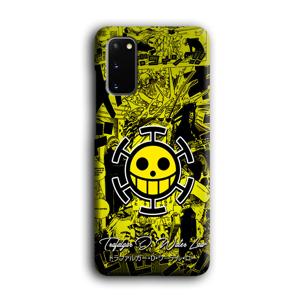 One Piece Trafalgar Law Comic Samsung Galaxy S20 Case