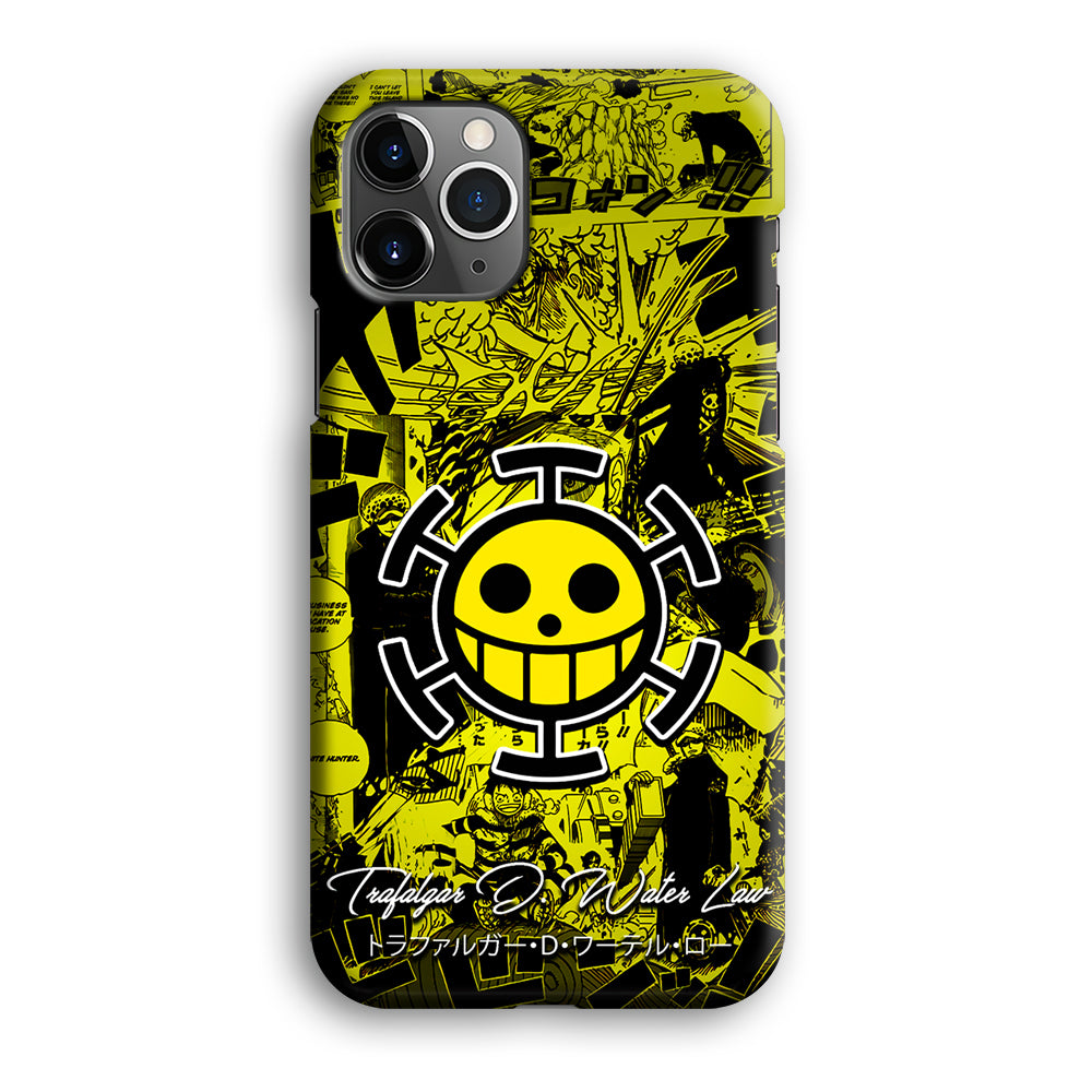 One Piece Trafalgar Law Comic iPhone 12 Pro Case