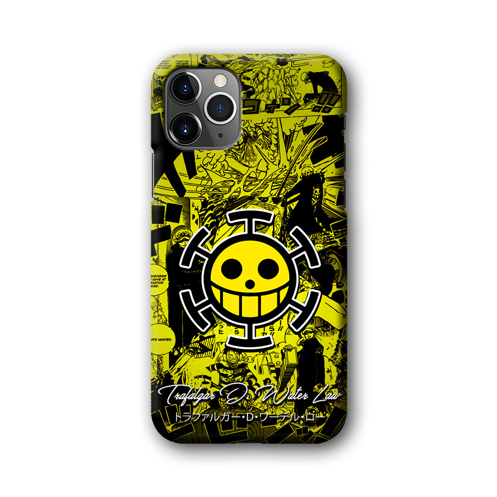 One Piece Trafalgar Law Comic iPhone 11 Pro Case