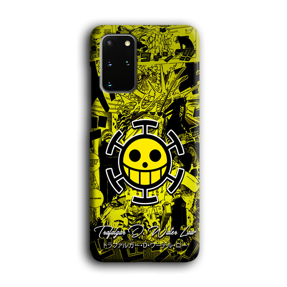 One Piece Trafalgar Law Comic Samsung Galaxy S20 Plus Case