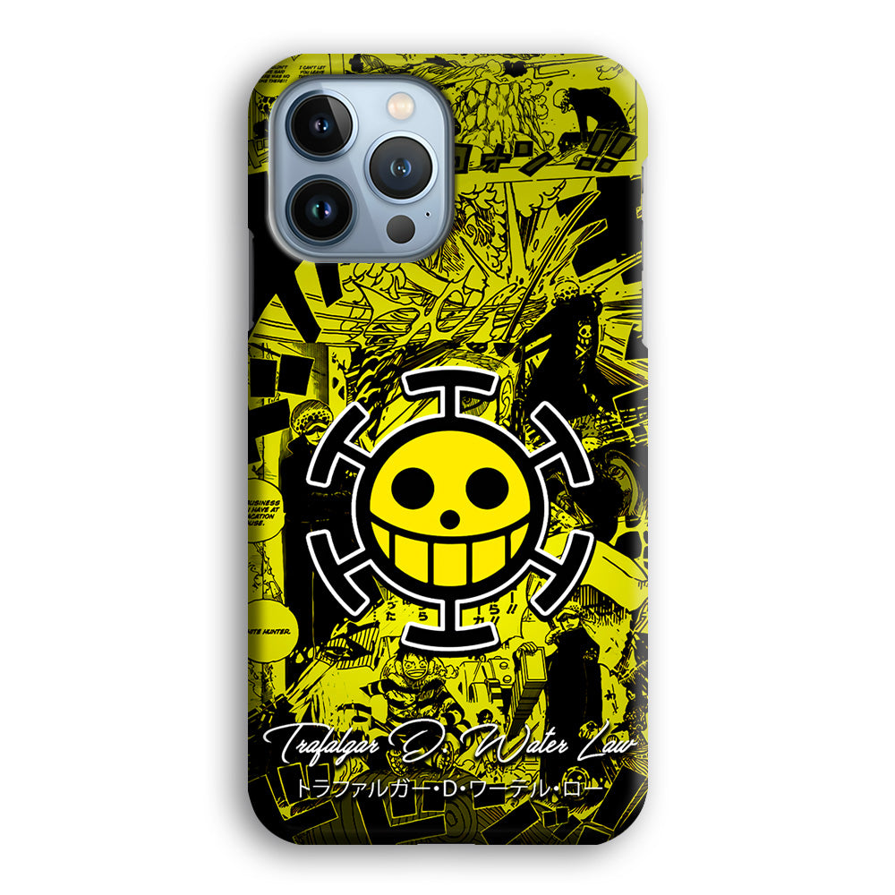 One Piece Trafalgar Law Comic iPhone 14 Pro Max Case