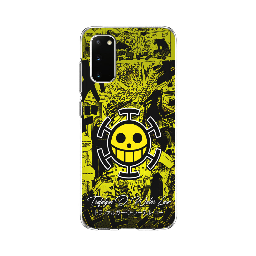 One Piece Trafalgar Law Comic Samsung Galaxy S20 Case