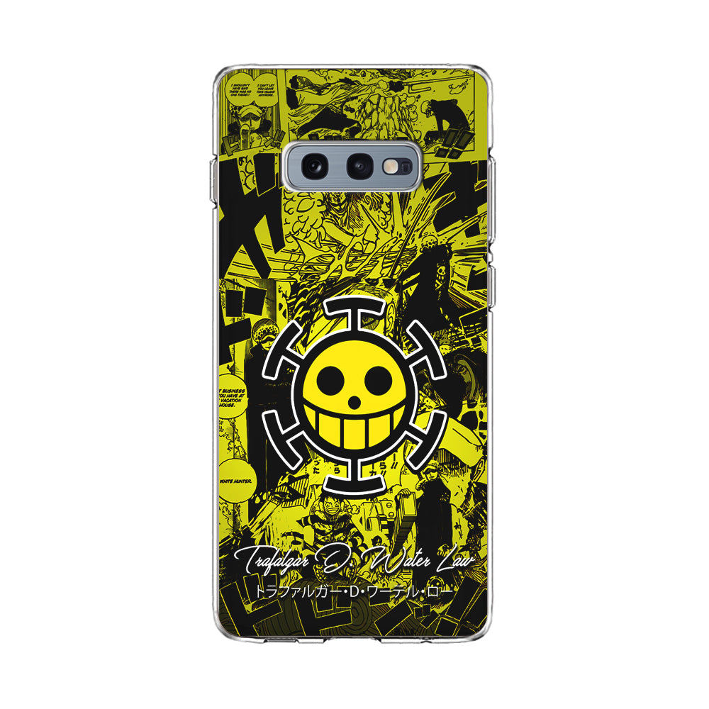 One Piece Trafalgar Law Comic Samsung Galaxy S10E Case