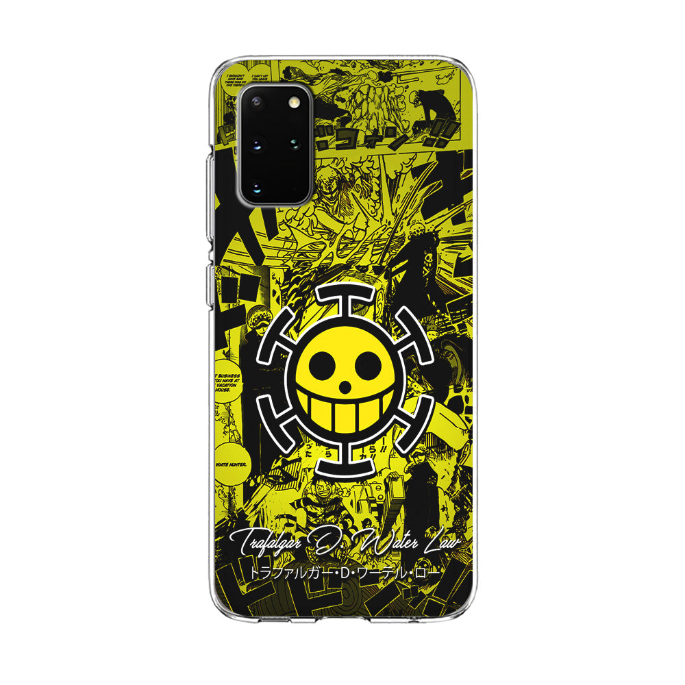 One Piece Trafalgar Law Comic Samsung Galaxy S20 Plus Case