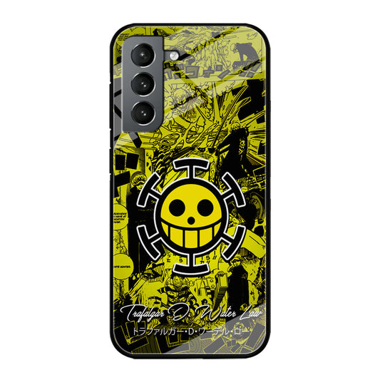 One Piece Trafalgar Law Comic Samsung Galaxy S24 Plus Case-Phone Case-Tempered Glass Case-Altracase