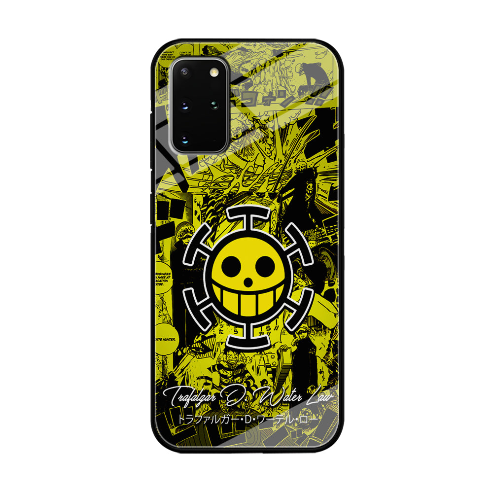 One Piece Trafalgar Law Comic Samsung Galaxy S20 Plus Case