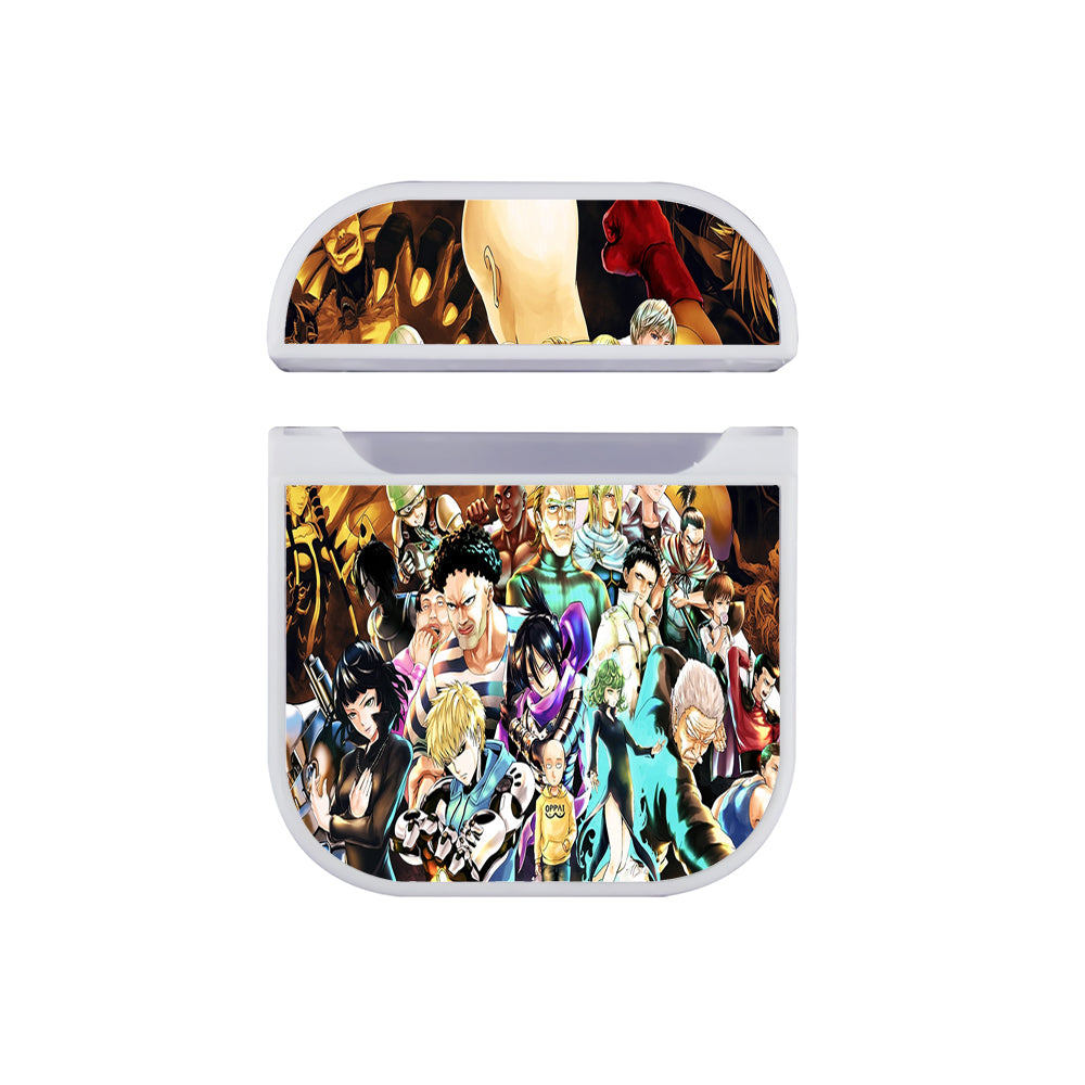 One Punch Man All Character Hard Plastic Case Cover For Apple Airpods