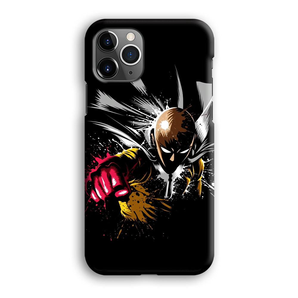 One Punch Man Saitama Painting iPhone 12 Pro Case