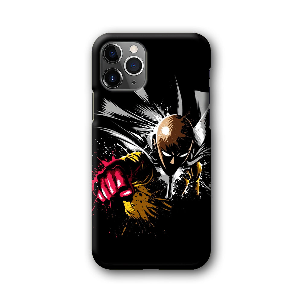 One Punch Man Saitama Painting  iPhone 11 Pro Case