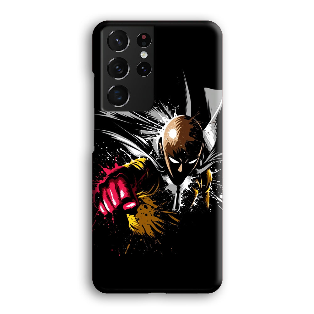 One Punch Man Saitama Painting Samsung Galaxy S24 Ultra Case