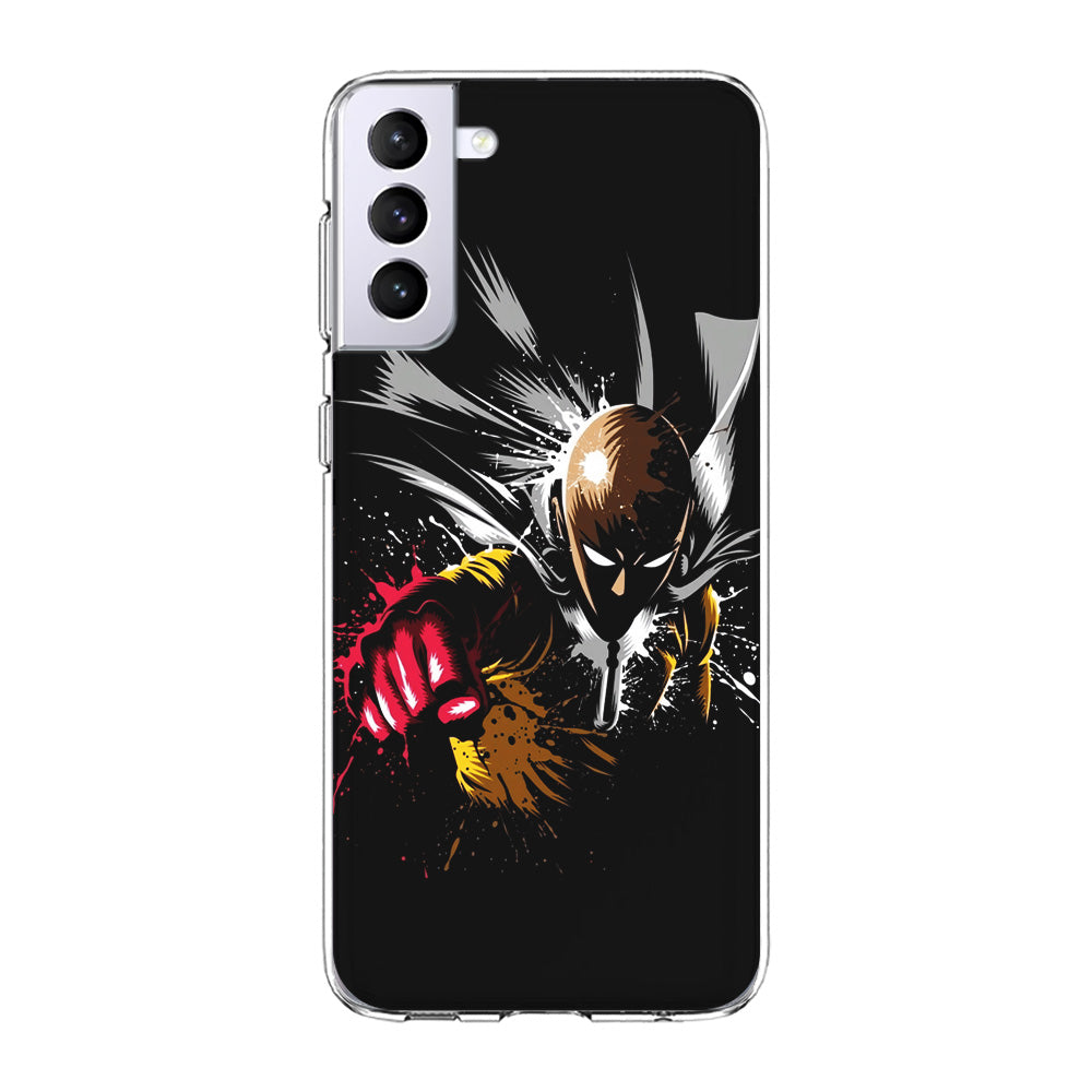 One Punch Man Saitama Painting Samsung Galaxy S24 Plus Case-Phone Case-Clear Soft Case-Altracase