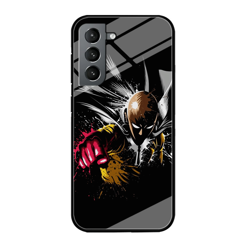One Punch Man Saitama Painting Samsung Galaxy S24 Plus Case-Phone Case-Tempered Glass Case-Altracase